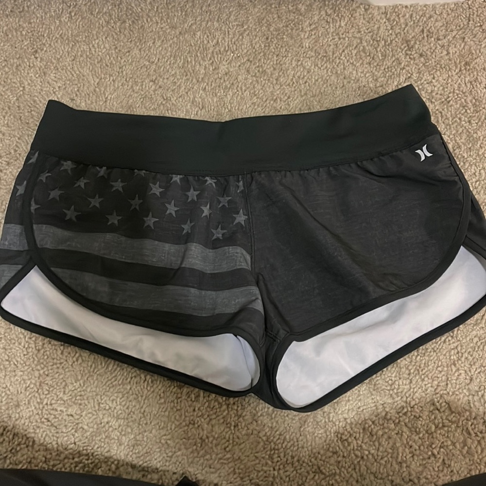 Hurley flag swim bottoms